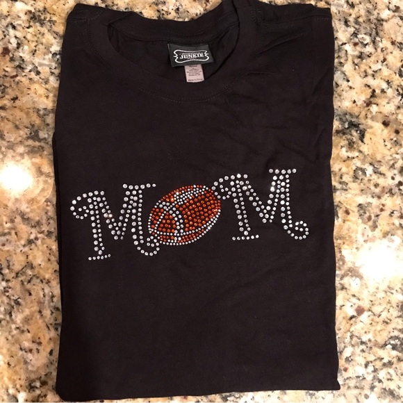 Rhinestone Junkie Tops - 🏈Football Mom Long Sleeve Tee